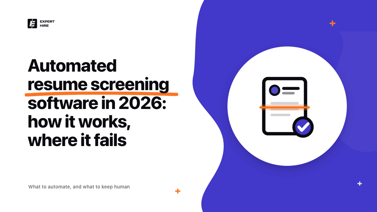Automated resume screening software in 2026: how it works, where it fails, and what to pair it with Automated resume screening software in 2026: how it works, where it fails, and what to pair it with