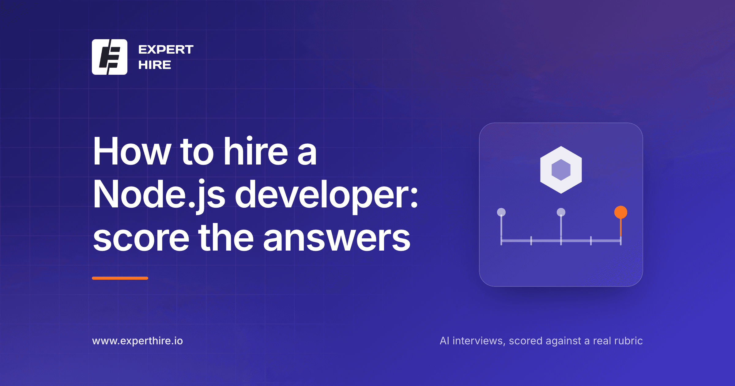 How to hire a Node.js developer: score the answers, not just the questions How to hire a Node.js developer: score the answers, not just the questions