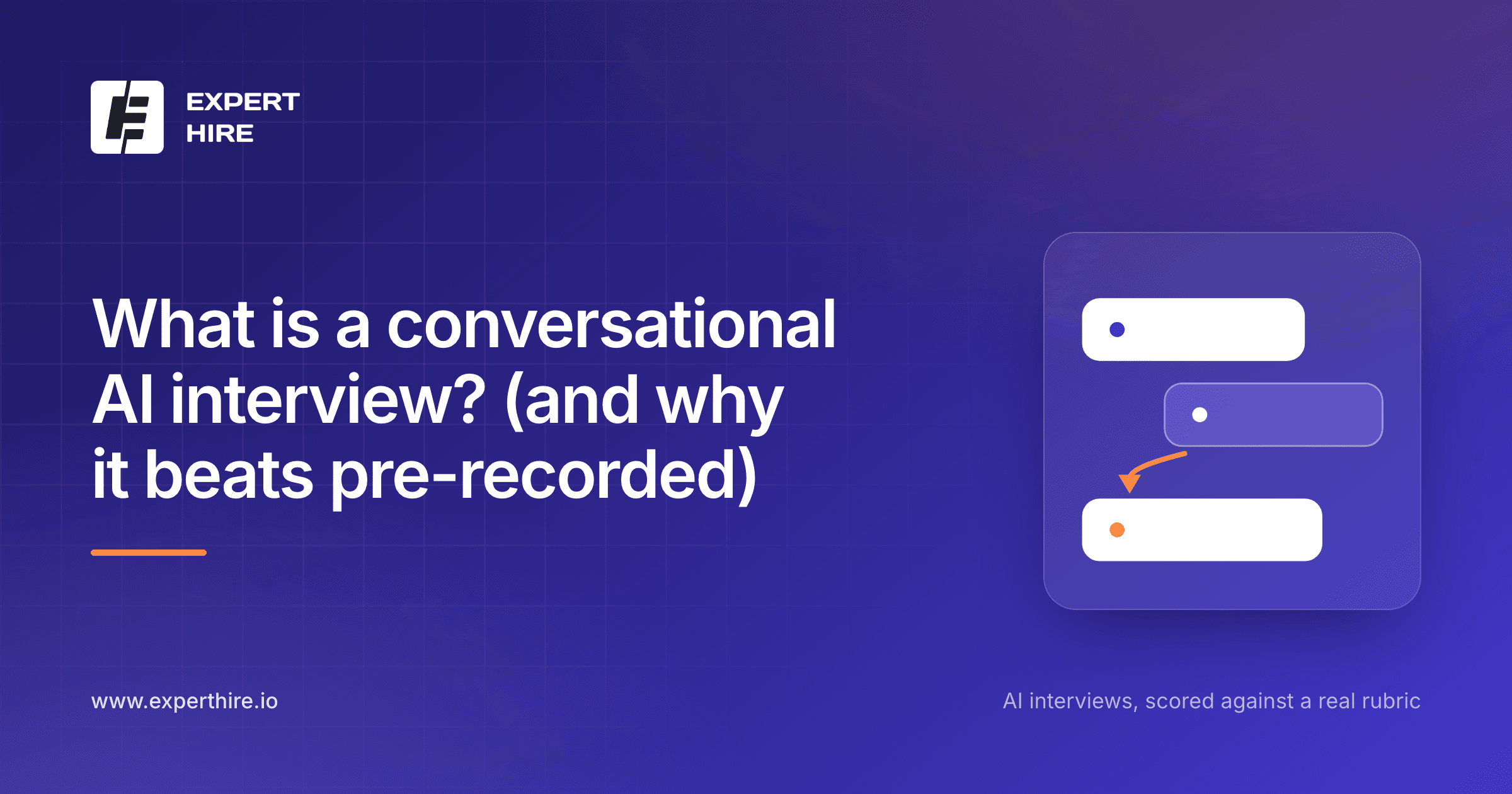 What is a conversational AI interview? (and why it beats pre-recorded) What is a conversational AI interview? (and why it beats pre-recorded)