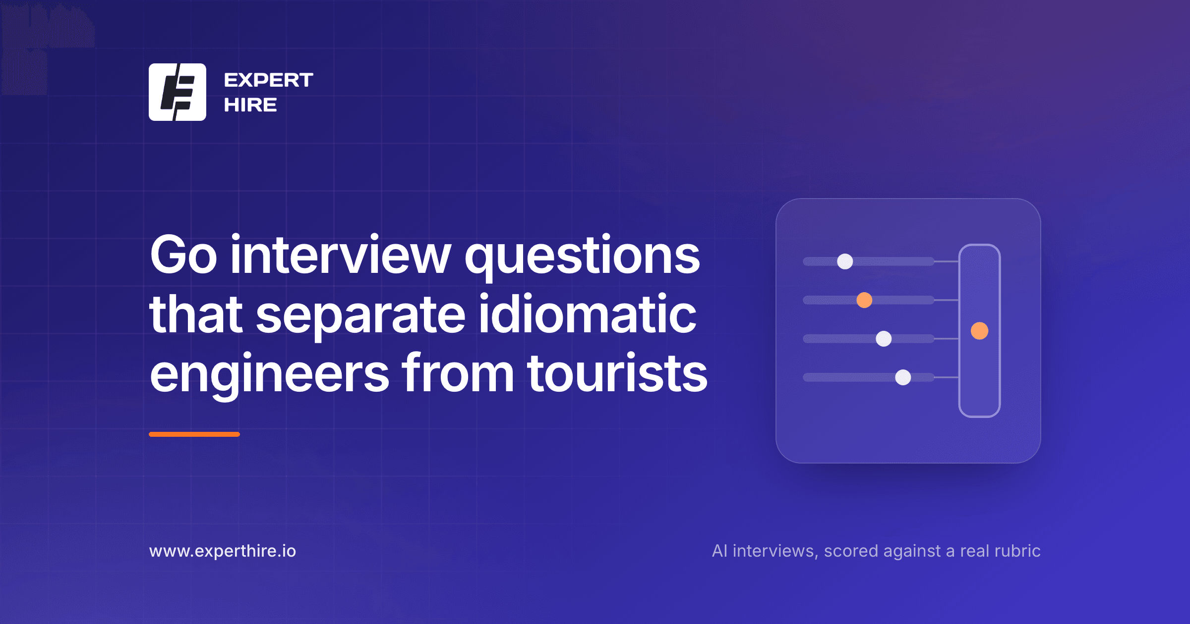 Go interview questions that separate idiomatic engineers from tourists Go interview questions that separate idiomatic engineers from tourists