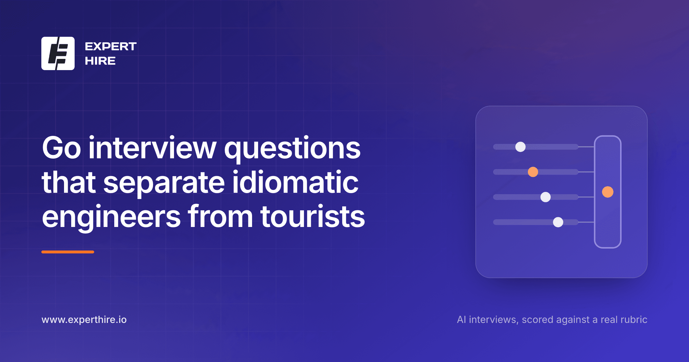 Go interview questions that separate idiomatic engineers from tourists Go interview questions that separate idiomatic engineers from tourists