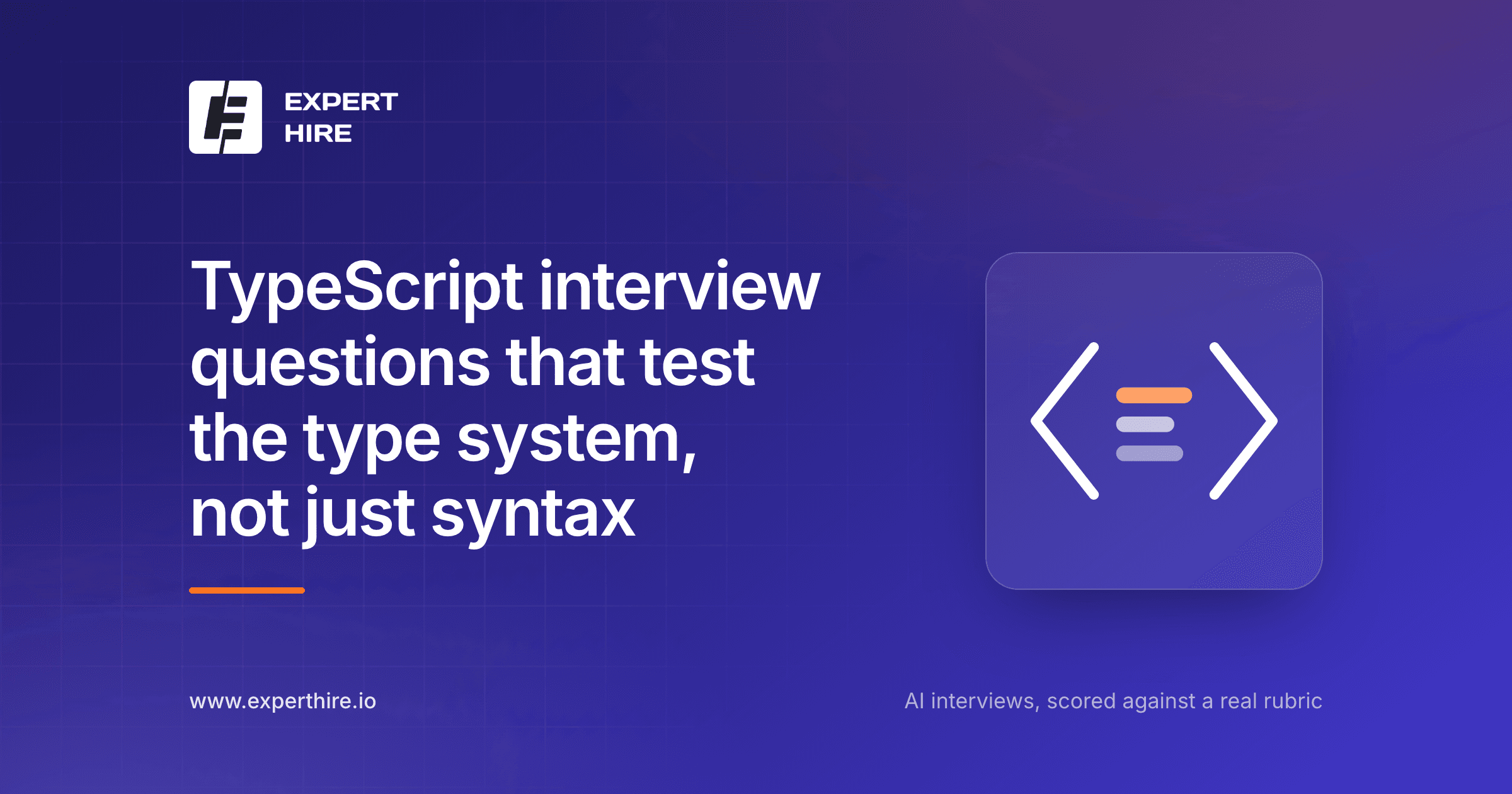 TypeScript interview questions that test the type system, not trivia TypeScript interview questions that test the type system, not trivia