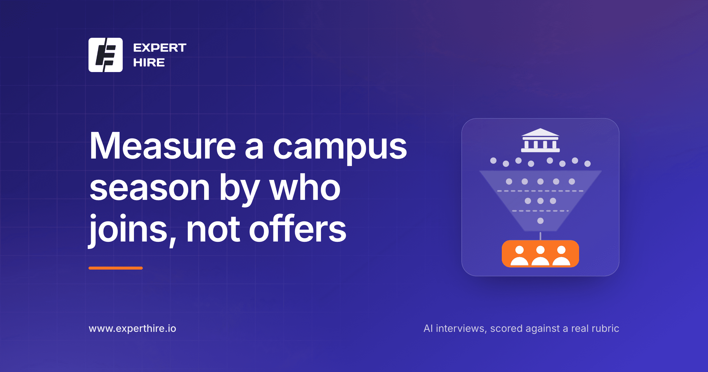 Campus recruitment metrics: measure the season by who joins, campus by campus Campus recruitment metrics: measure the season by who joins, campus by campus