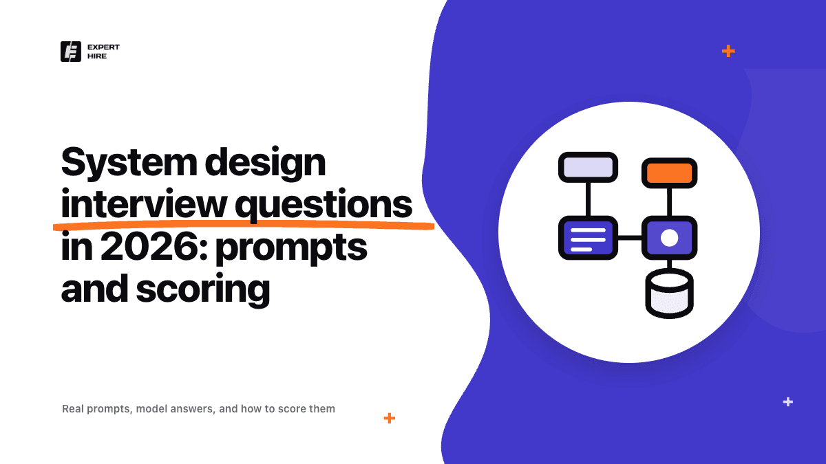 System design interview questions in 2026: real prompts, model answers, and how to score them System design interview questions in 2026: real prompts, model answers, and how to score them