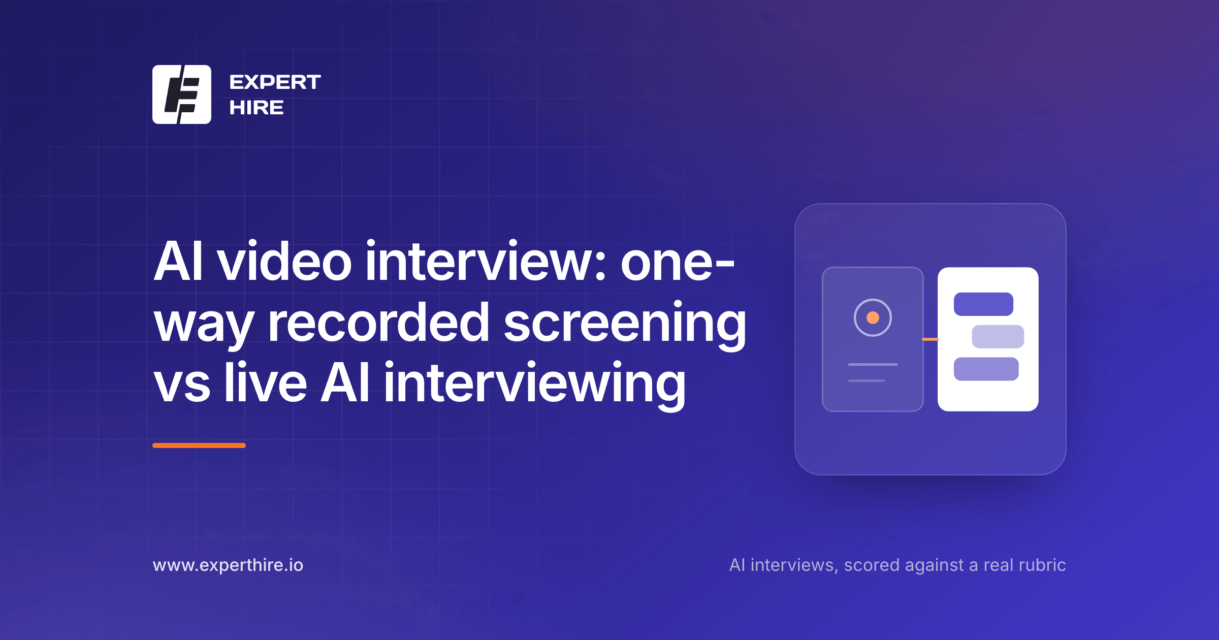 AI video interview: one-way recorded screening vs live AI interviewing AI video interview: one-way recorded screening vs live AI interviewing