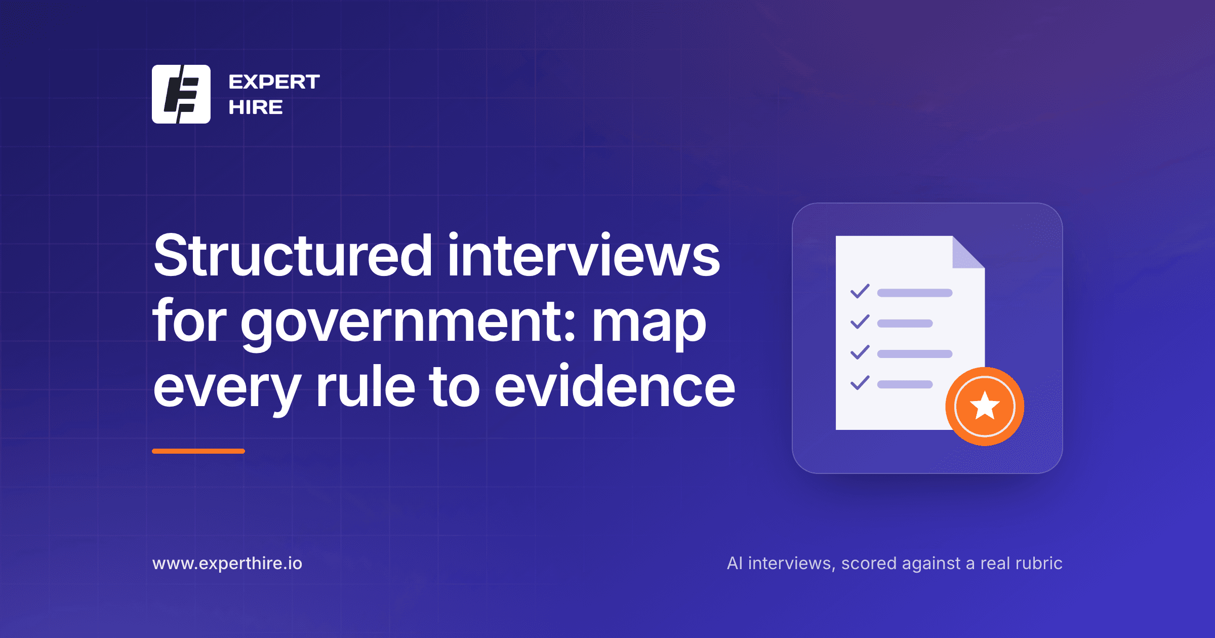 Structured interview software for government: map every rule to evidence Structured interview software for government: map every rule to evidence